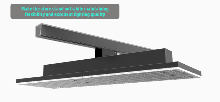 Cyanlite LED linear track light - track panel